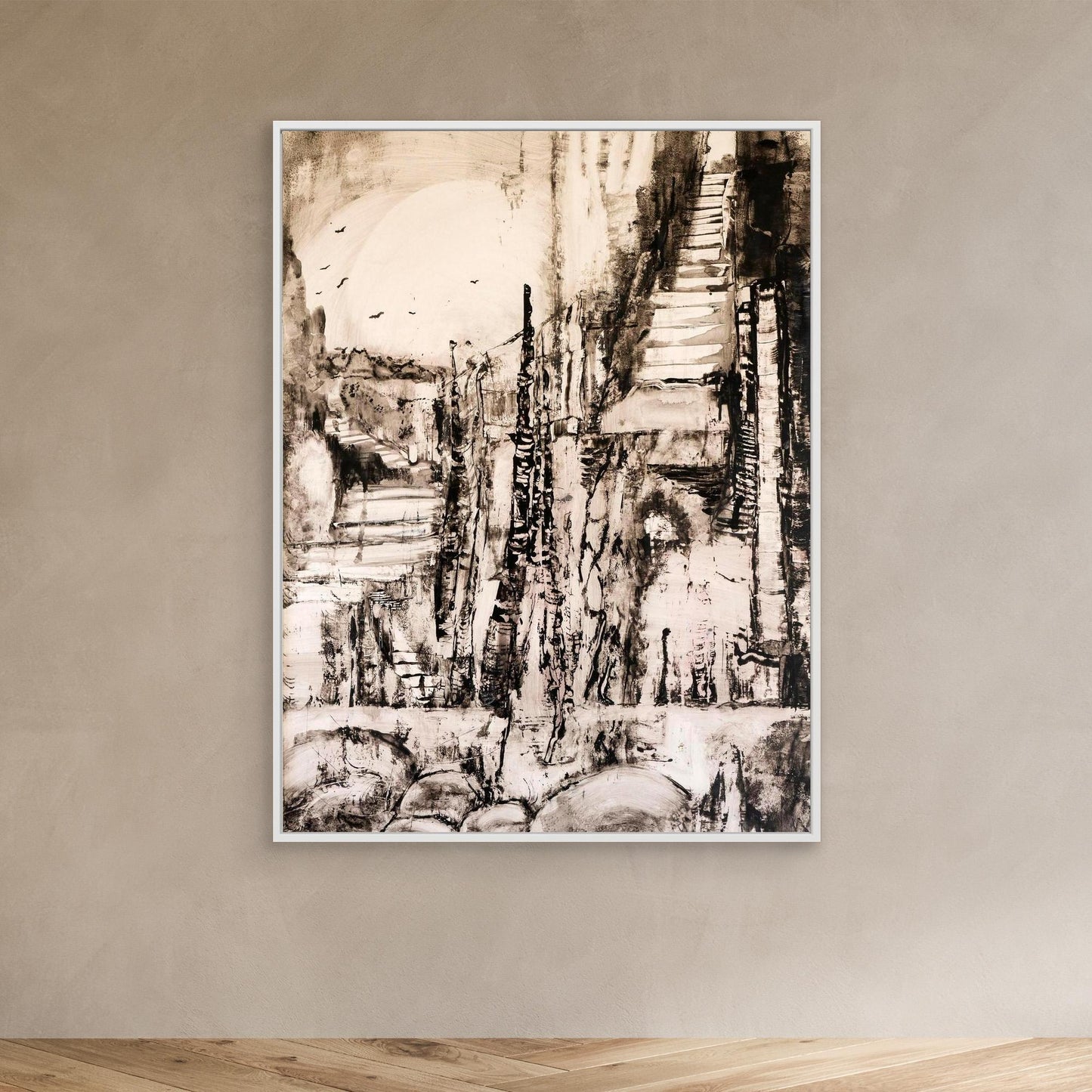 Black & White "Stairway to the Hidden Realms"