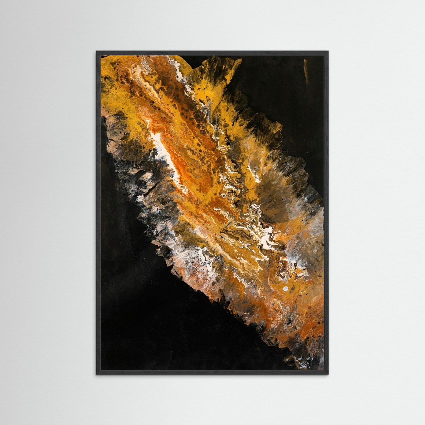 Golde Wings- Fine Art Paper Print
