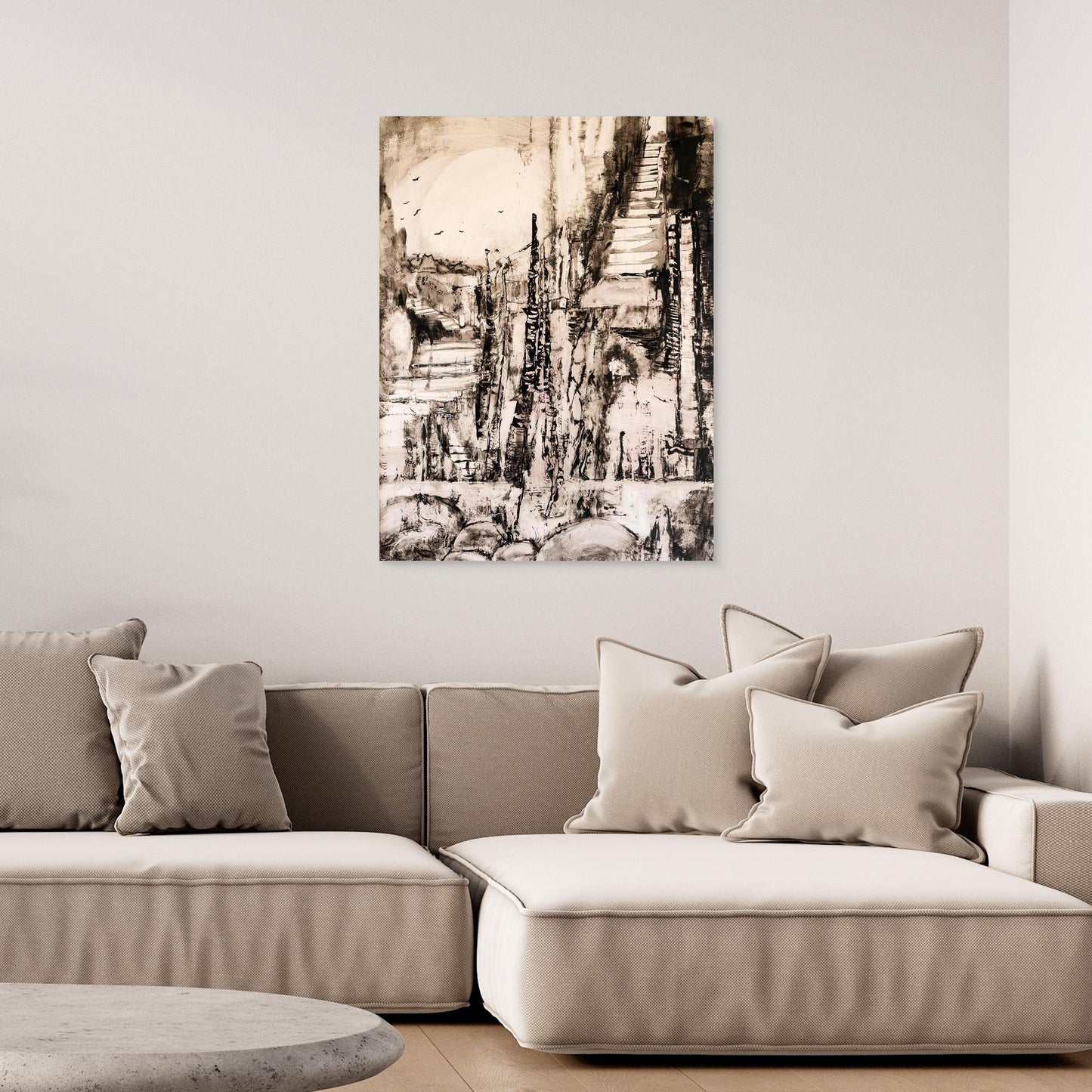 Black & White "Stairway to the Hidden Realms"