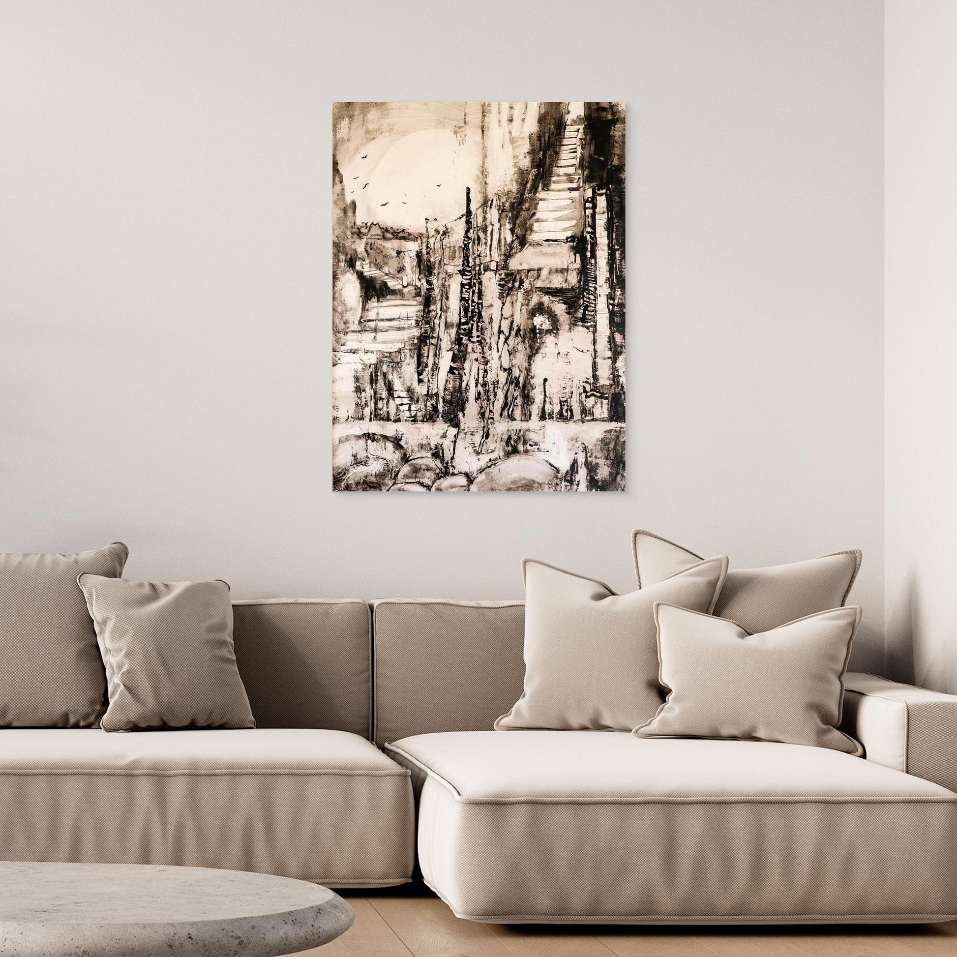 Black & White "Stairway to the Hidden Realms"