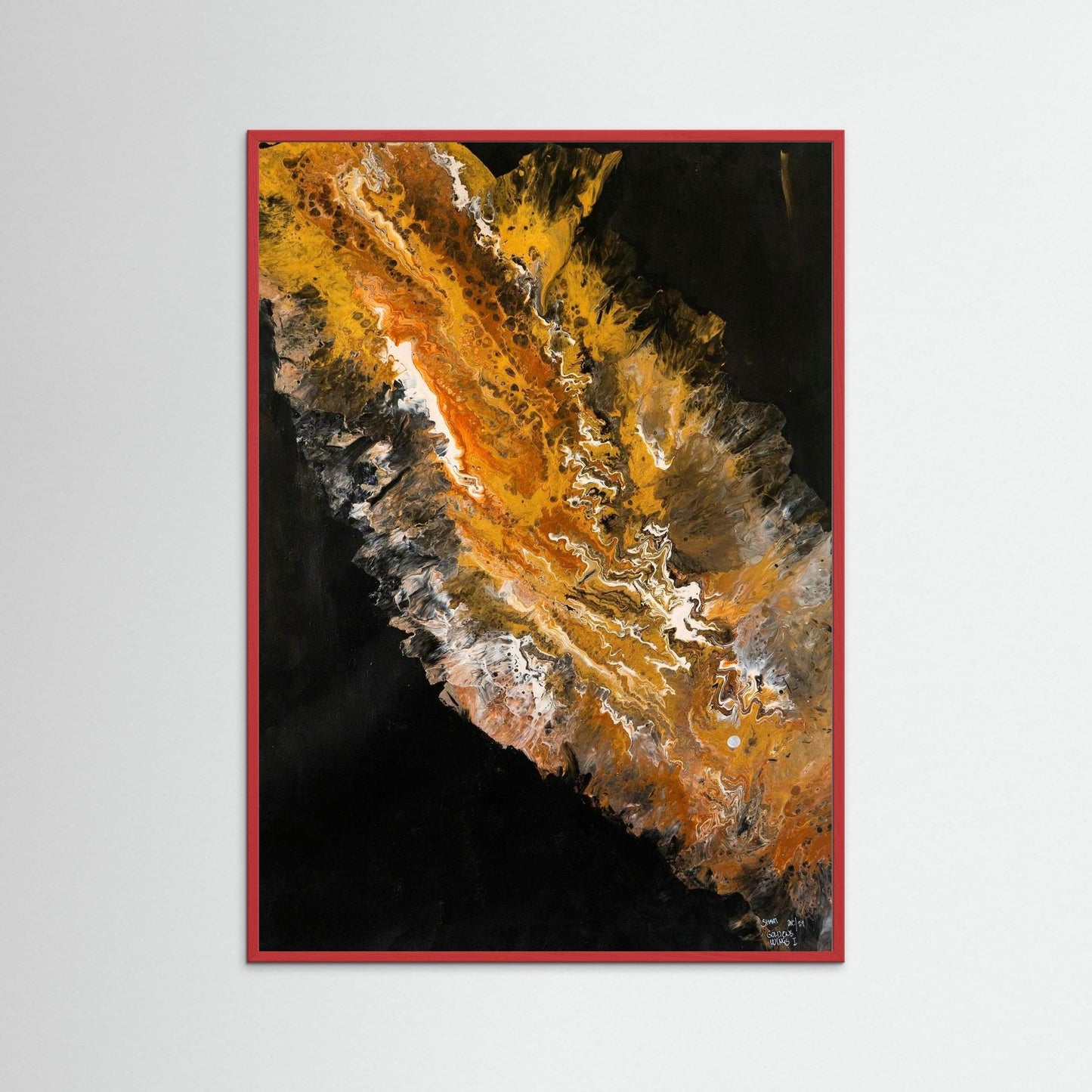 Golde Wings- Fine Art Paper Print