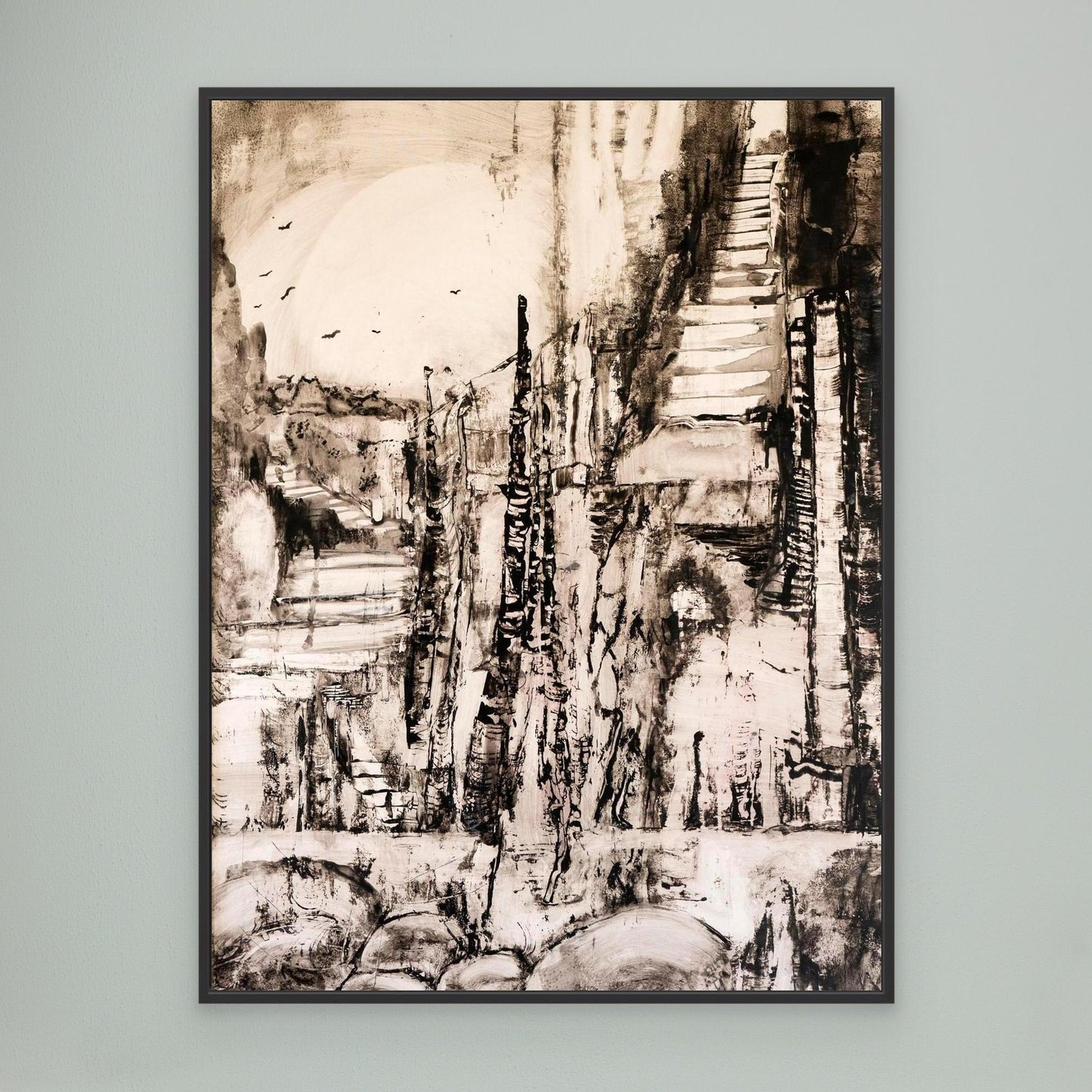 Black & White "Stairway to the Hidden Realms"