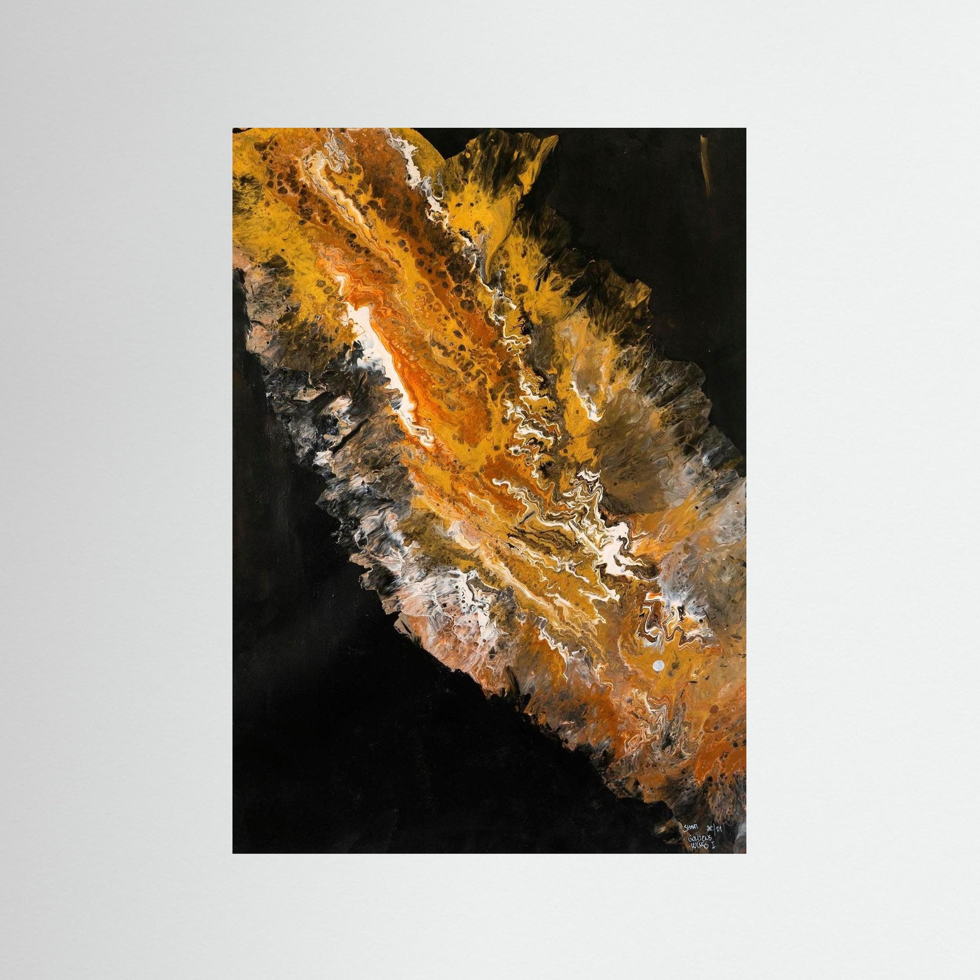 Golde Wings- Fine Art Paper Print